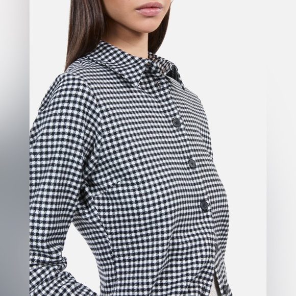 The Kooples Vicky Check Shirt. Size 0. NWT! - Picture 5 of 9
